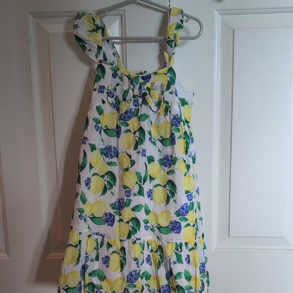 Janie and Jack Yellow and Green Casual Dress